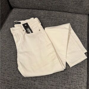 NWT White Express Denim Mid Rise Legging Jeans